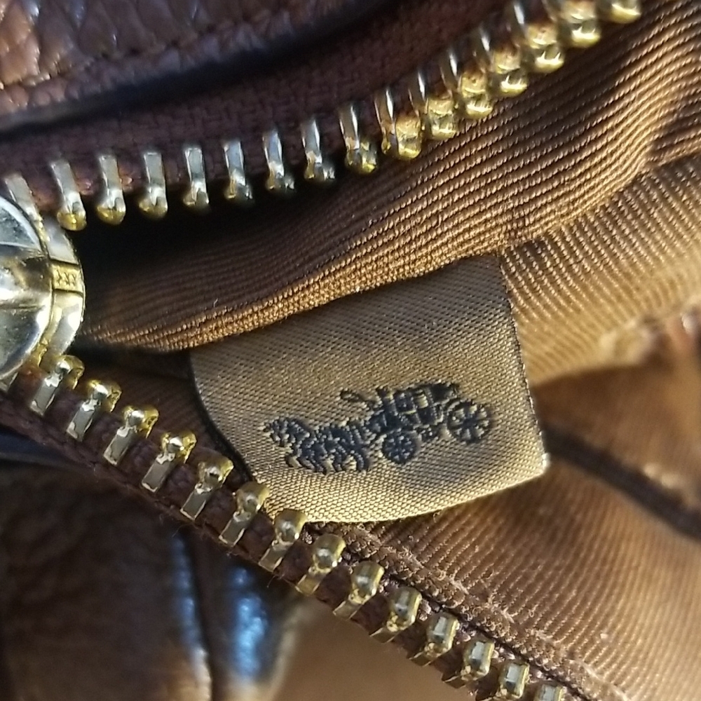Coach Mini Charlie Brown Leather Backpack with Classic Silhouette - Picture 15 of 16